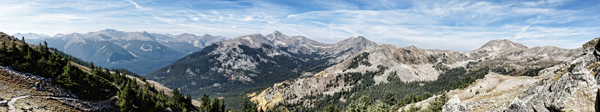 View from recommended portion of Mount Yale hike.